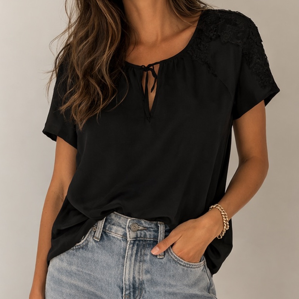 Calvin Klein Elegant Black Blouse